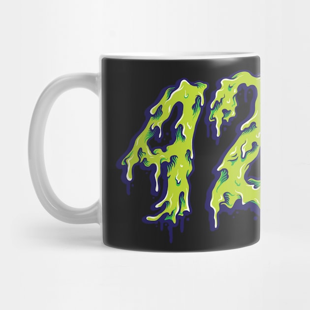 420 Weed Marijuana Trippy by ozumdesigns